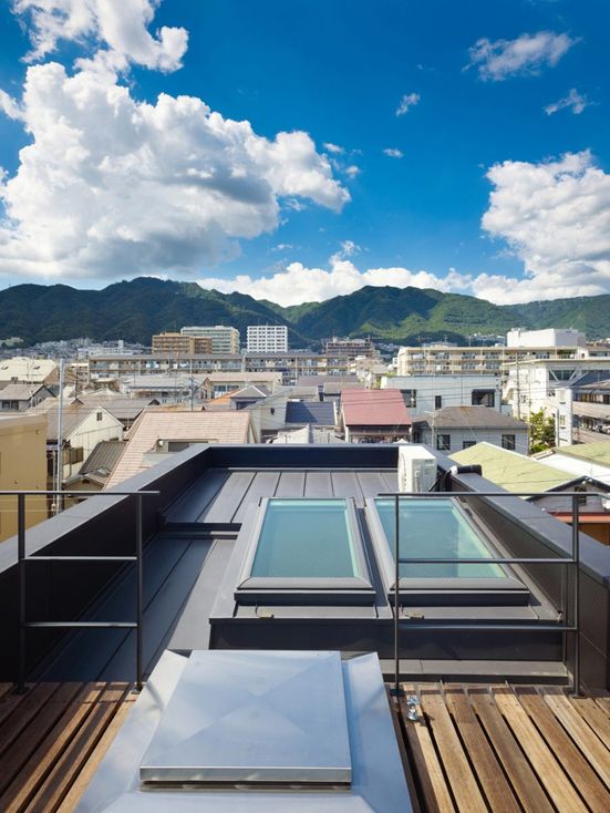 Krov najmanje kuće na svetu Kobe Japan